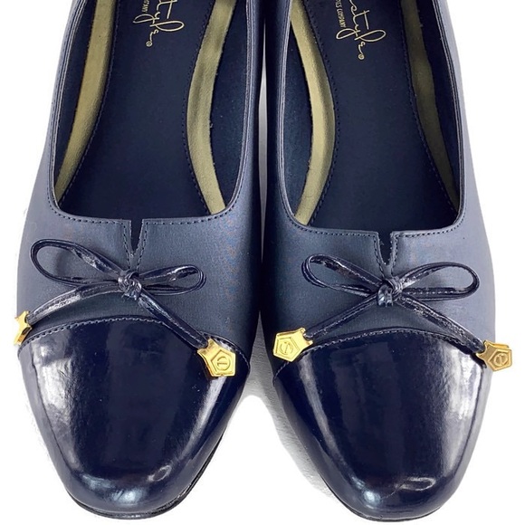 Soft Style Hush Puppies Fabric Leather Cap Toe - Picture 3 of 8